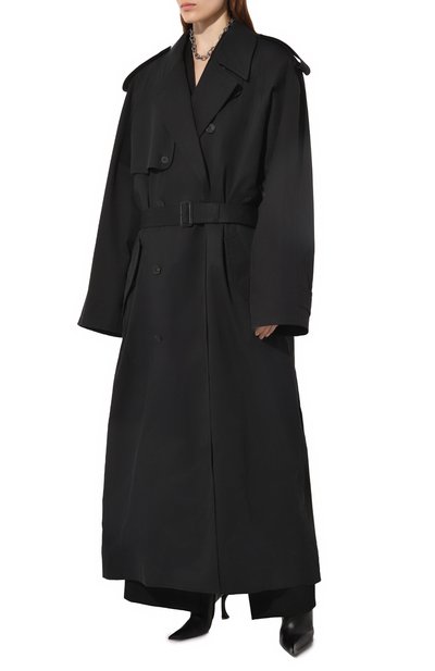 Хлопковый тренч BALENCIAGA, арт. 776657/TKP07, фото 3