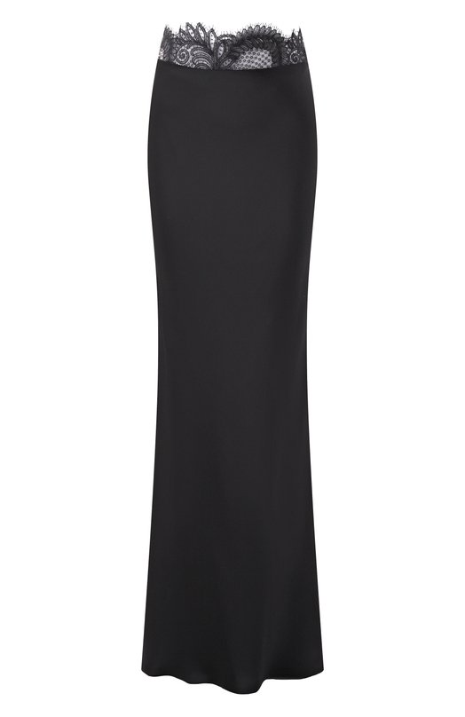Атласная юбка David Koma PF24DK68SL Чёрный PF24DK68SL
