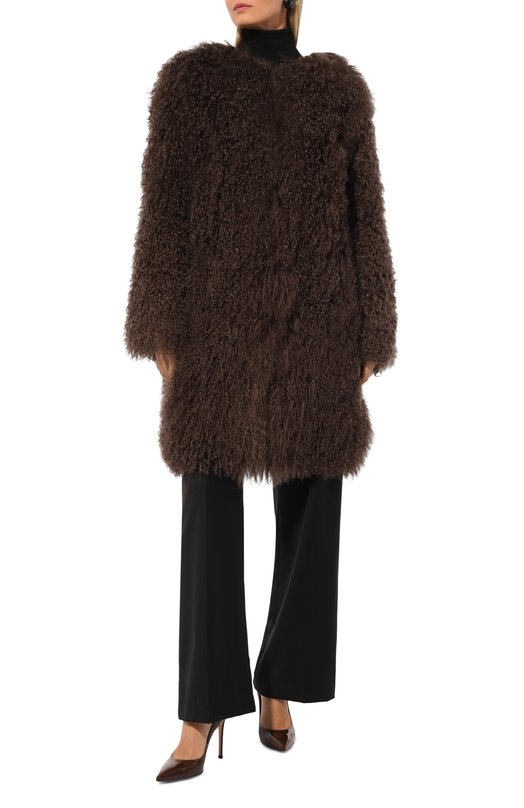 Шуба из овчины MVST FBKB-Y275KM/F9728 Коричневый  FBKB-Y275KM/F9728 Фото 3