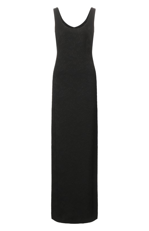 Платье из вискозы и хлопка Dries Van Noten 261-011066/3265 Чёрный 261-011066/3265