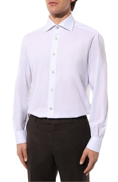 Хлопковая сорочка KITON, арт. UCIH0869014, фото 4