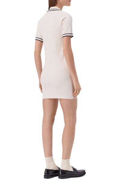 Платье из вискозы SPORTY AND RICH, арт. DR01175326WH082, фото 3