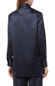 Атласная блузка KITON, арт. D52446K04S46, фото 4