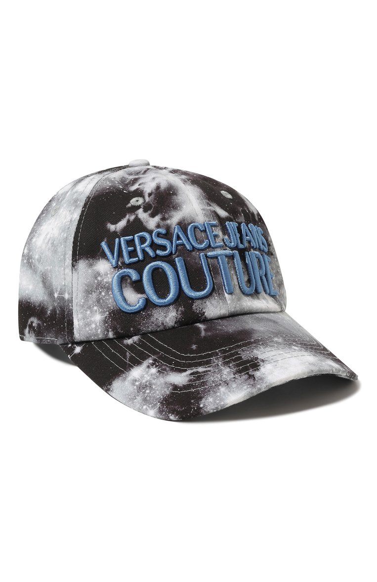 Женская хлопковая бейсболка VERSACE JEANS COUTURE разноцветного цвета, арт. 73HAZK12-BASEBALL CAP WITH CENTRAL/ZG108 | Фото 1 (Материал: Хлопок, Текстиль; Материал сплава: Проставлено; Нос: Не проставлено)