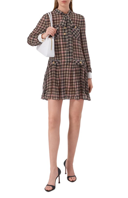 Платье self-portrait AW25071SBR Коричневый  AW25071SBR Фото 2