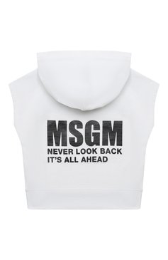 Хлопковое худи MSGM KIDS, арт. S4MSJGHS008, фото 2