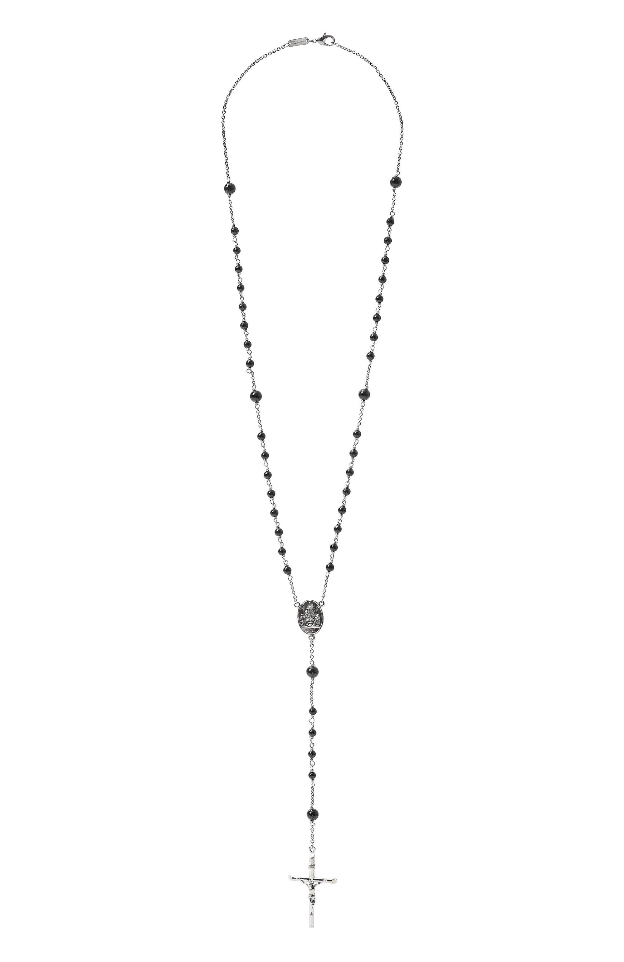 Колье DOLCE & GABBANA серебряного цвета по цене 42100 руб., арт. WNP4C2/W1111, фото 1 Колье DOLCE & GABBANA, арт. WNP4C2/W1111, фото 1