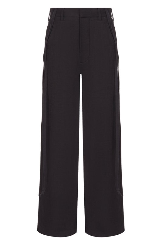 Хлопковые брюки Ann Demeulemeester B0010192/FA718 Чёрный B0010192/FA718