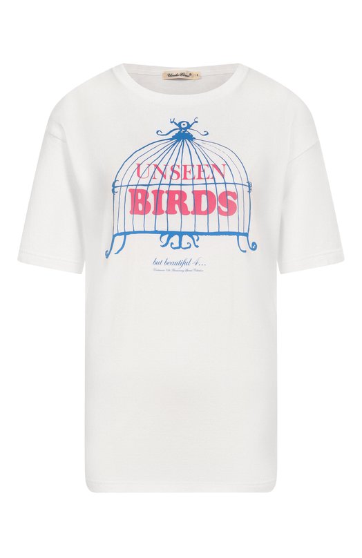 Хлопковая футболка Undercover UC2E2802 Белый UC2E2802