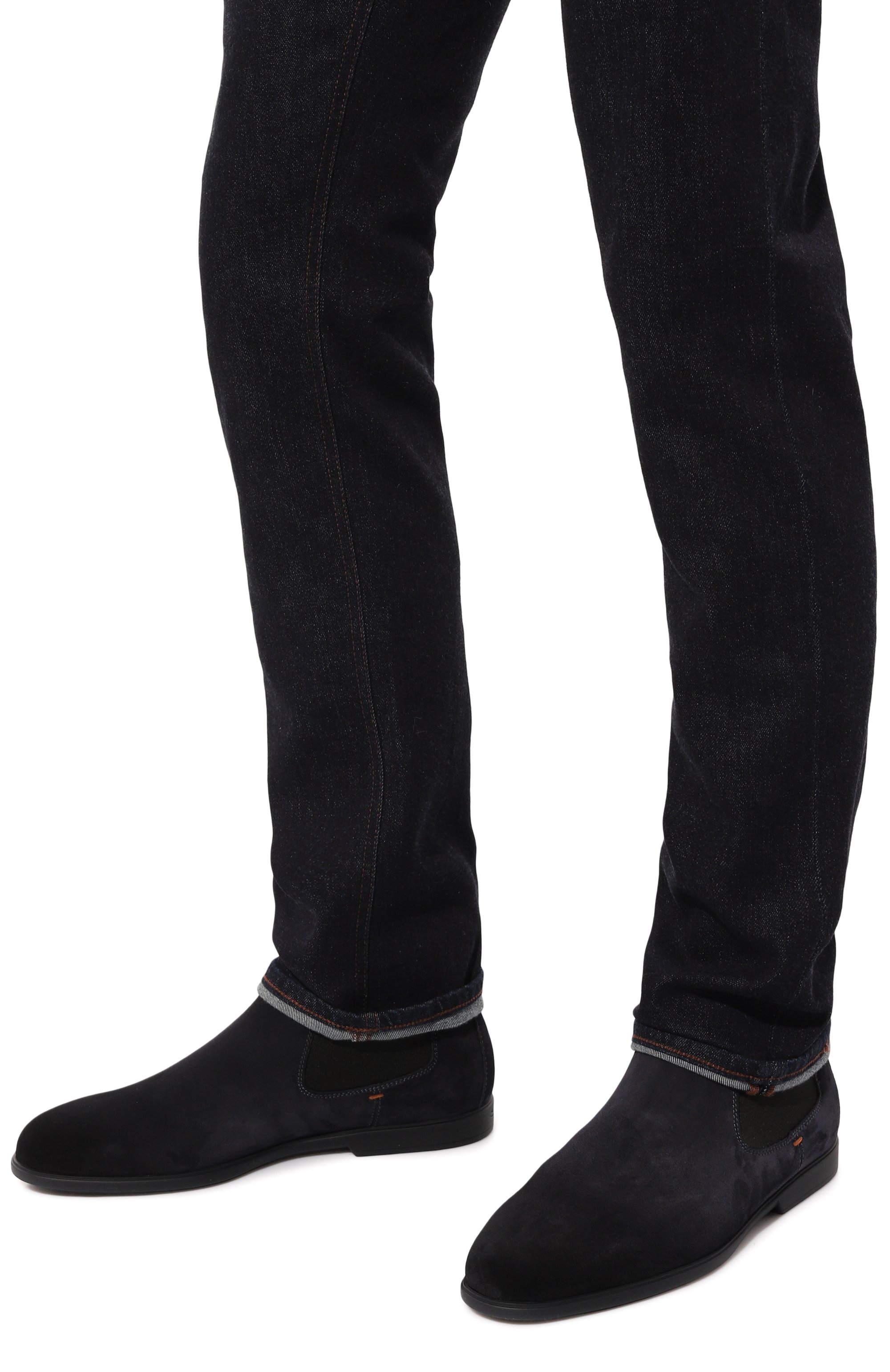 Замшевые челси malibu SANTONI, арт. MGAG1886400TAGEX, фото 3