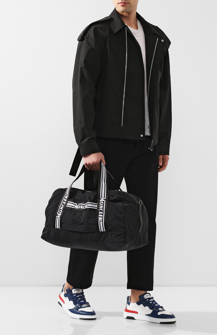 Мужская дорожная сумка MONCLER черного цвета, арт. F1-09A-7A700-00-02SC9 | Фото 2 (Материал: Текстиль; Размер: large)