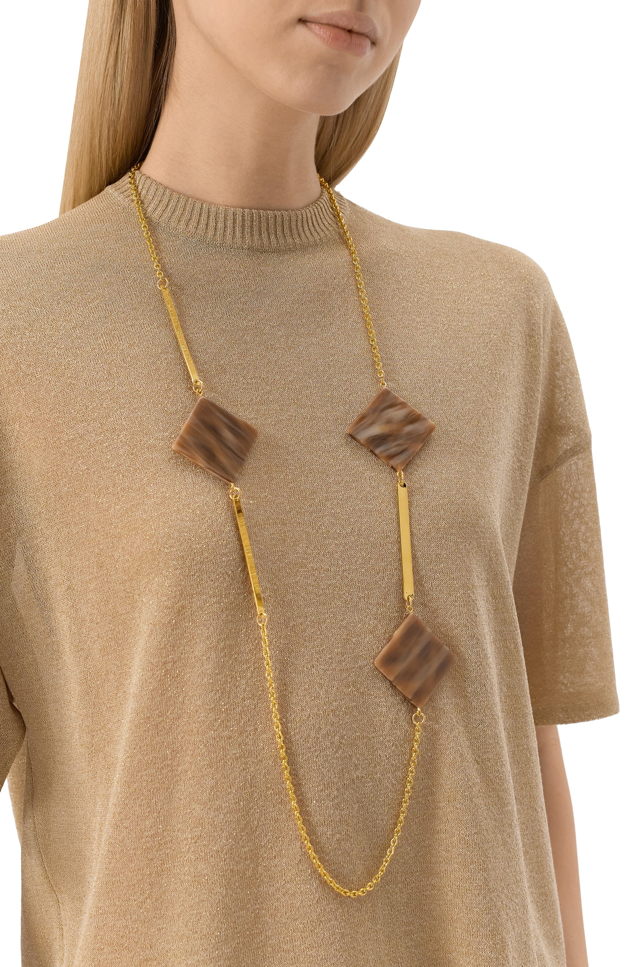 Колье EMPORIO ARMANI, арт. EW001784 AF15472/G0LD, фото 2