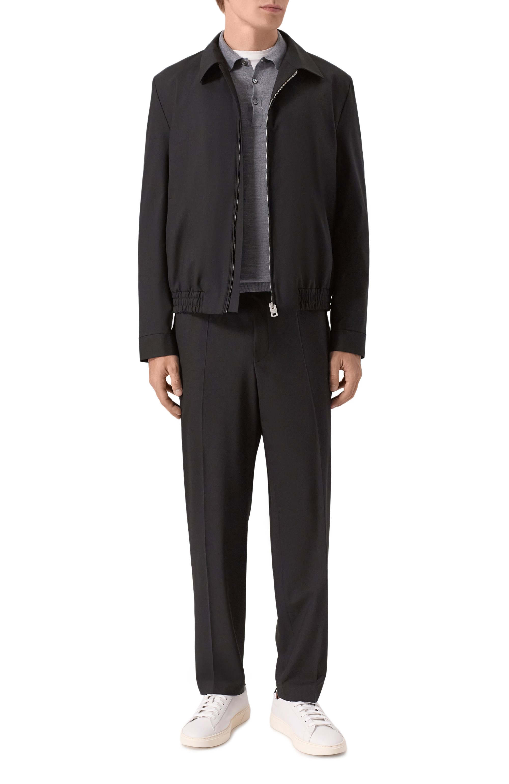 Бомбер HUGO черного цвета по цене 47800 руб., арт. 50554288, фото 2 Бомбер HUGO, арт. 50554288, фото 2