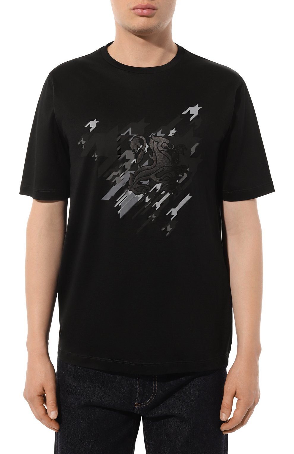 Хлопковая футболка ZILLI, арт. TSR001M0110VPP000, фото 3