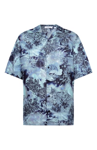 Мужская рубашка из вискозы OFF-WHITE, арт. 0MGG01FS26FAB00B