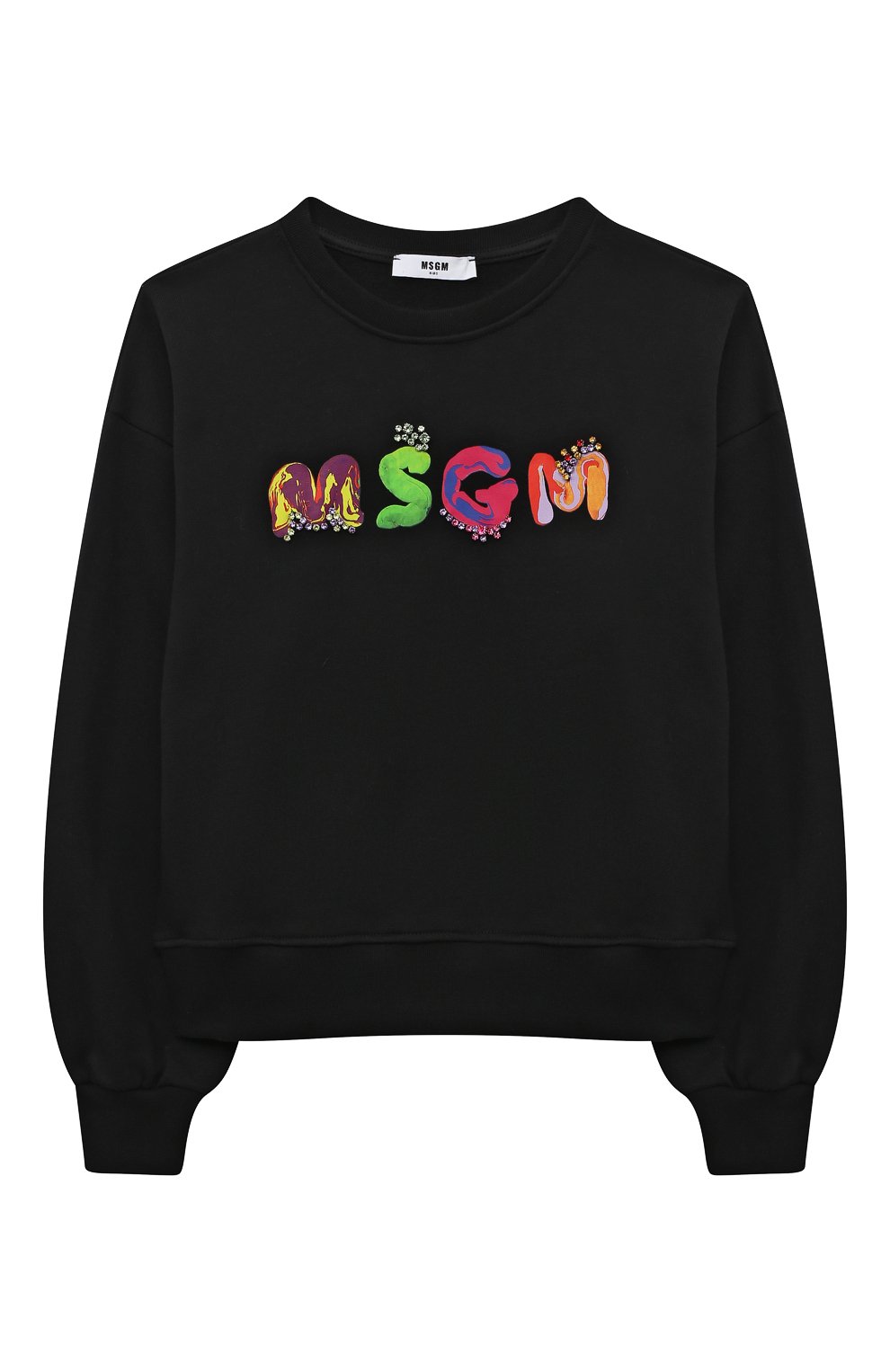 Хлопковый свитшот MSGM KIDS, арт. F3MSJGSW090, фото 1