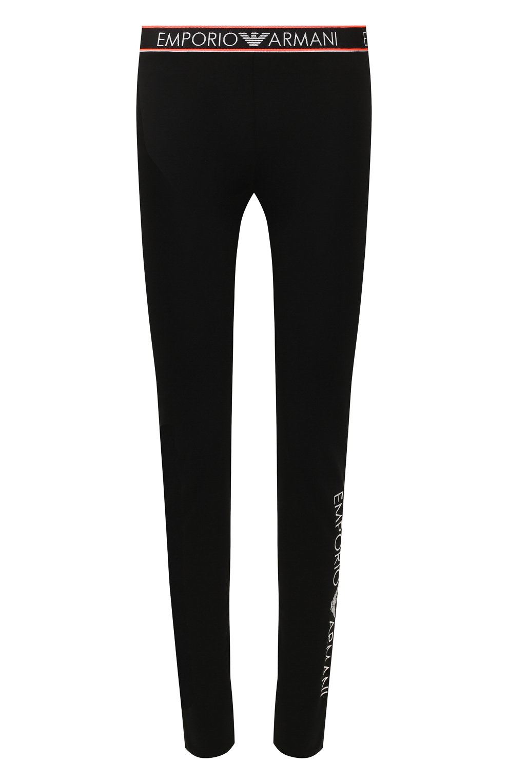 Хлопковые легинсы EMPORIO ARMANI черного цвета по цене 8995 руб., арт. 164162/0P317, фото 1 Хлопковые легинсы EMPORIO ARMANI, арт. 164162/0P317, фото 1