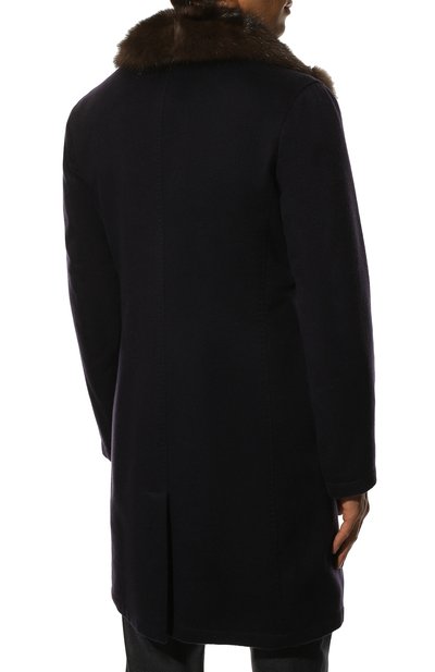 Кашемировое пальто с подкладкой из кролика и соболя KITON, арт. UW0618MV03S28, фото 4