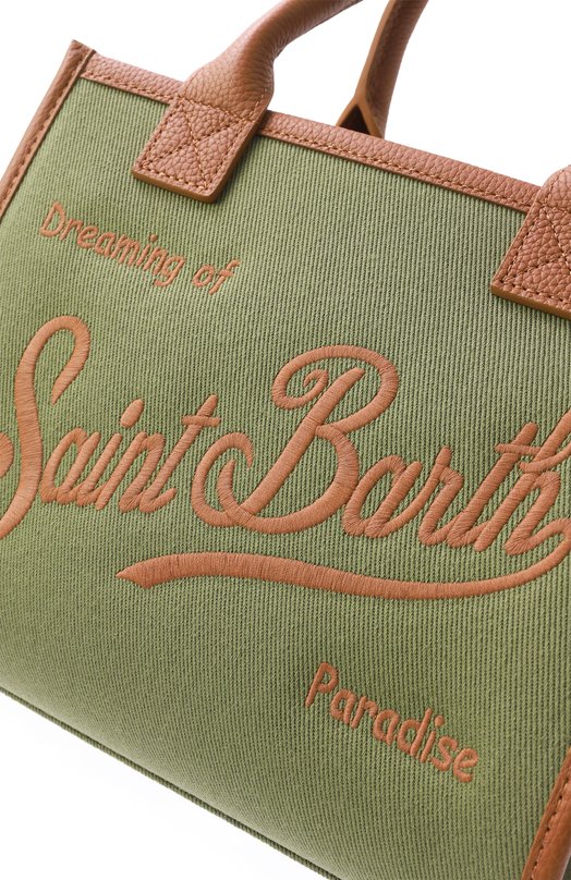 Сумка Vanity medium MC2 Saint Barth VANMD001-01794L/VANITY BAG MIDI Хаки  VANMD001-01794L/VANITY BAG MIDI Фото 5