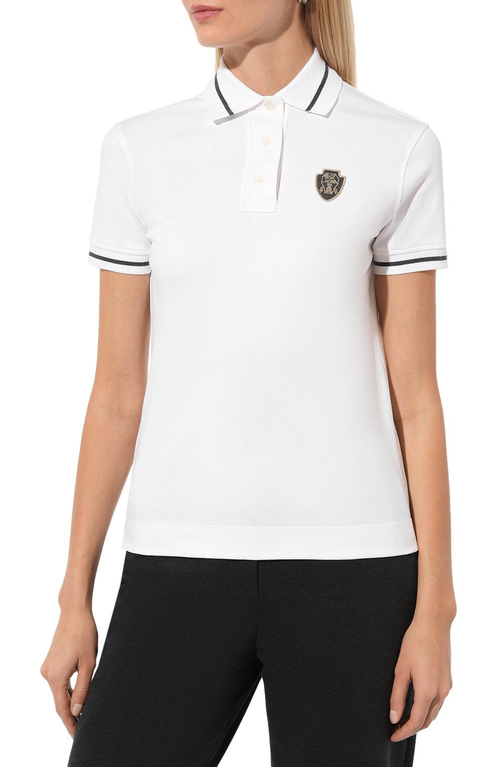 Хлопковое поло BRUNELLO CUCINELLI, арт. ML824B1436, фото 3