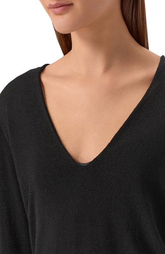 Шерстяной пуловер Rick Owens RP01F6623/M Чёрный  RP01F6623/M Фото 5