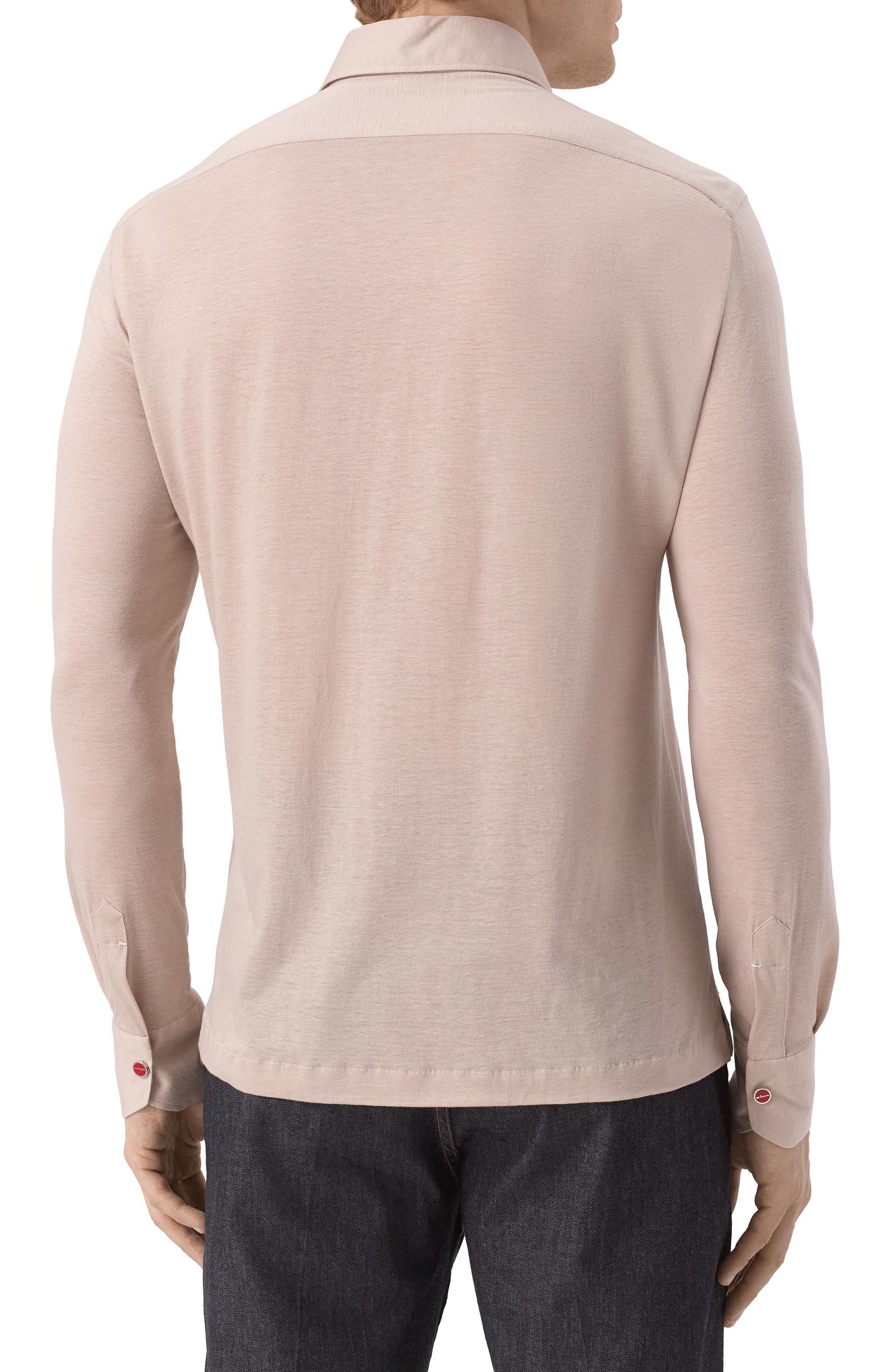 Поло из лиоцелла и хлопка KITON, арт. UMCP0SH0924206_46-50, фото 4