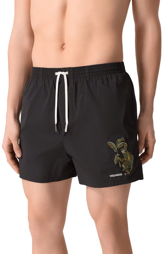 Плавки-шорты Dsquared2 D7B626840 Чёрный  D7B626840 Фото 2