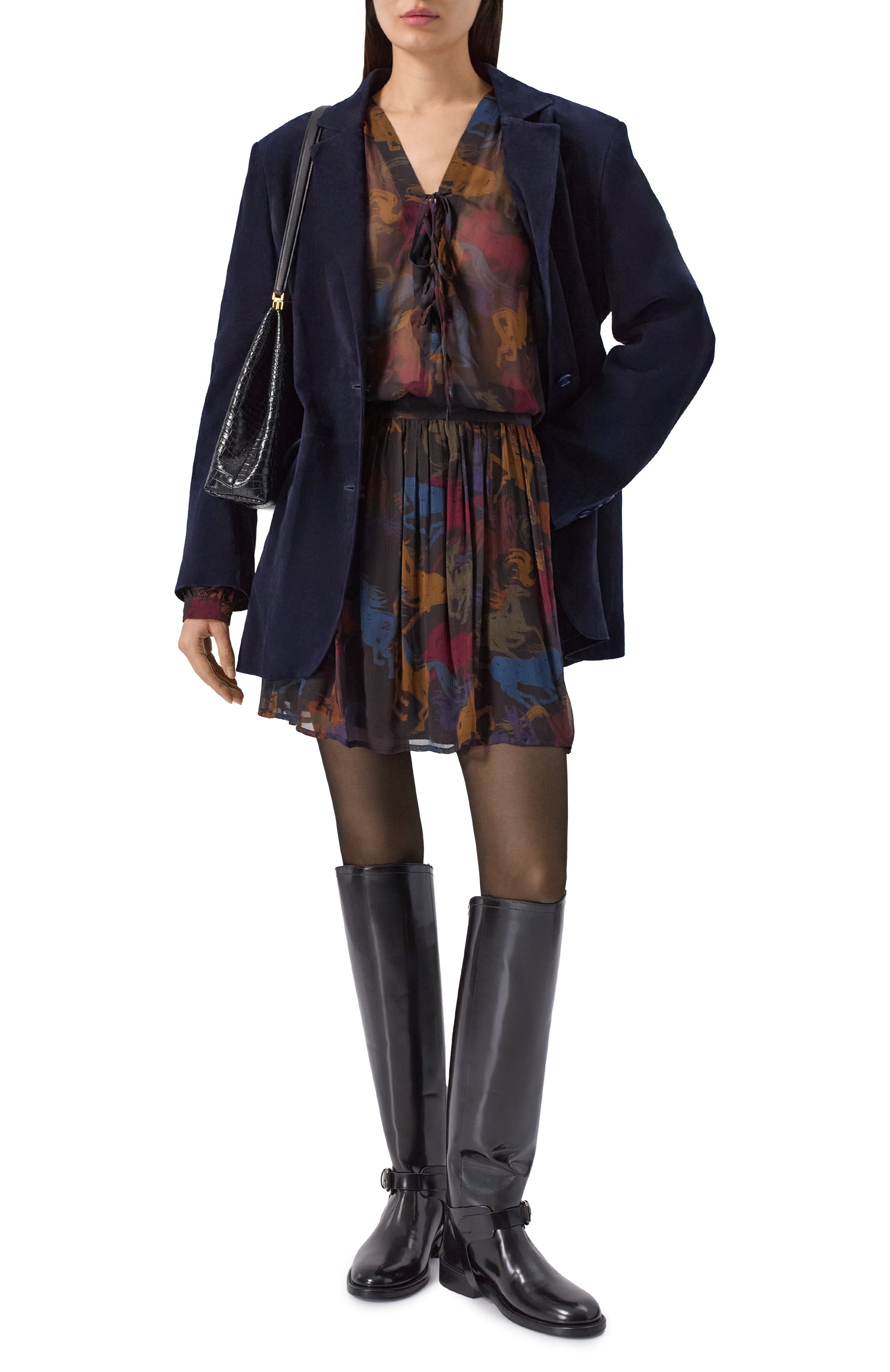 Юбка из вискозы ZADIG AND VOLTAIRE, арт. WWSK01623, фото 2