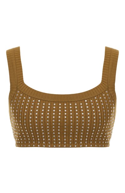 Женский топ с отделкой стразами THE ATTICO, арт. 251WCL00006/JJJ051TR