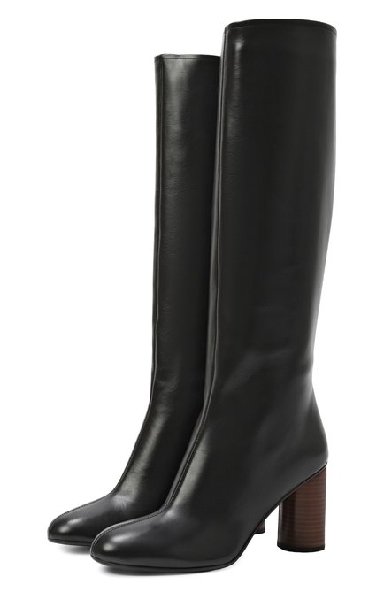 Женские кожаные сапоги CO, арт. 0723TRE-BLA