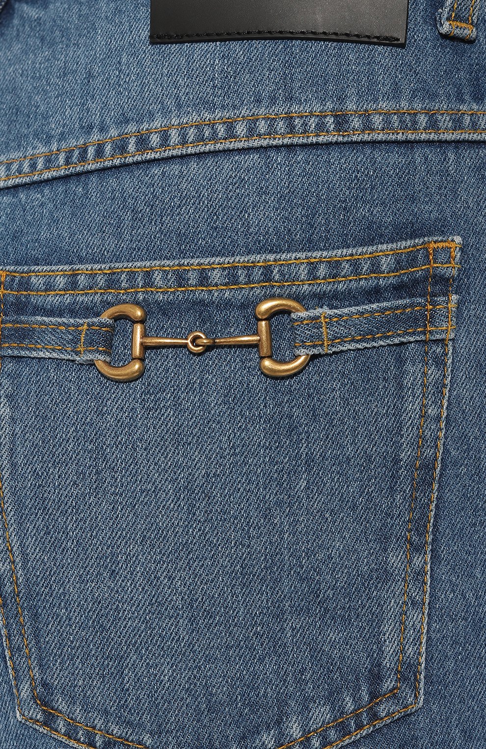 Джинсы GUCCI синего цвета по цене 97920 руб., арт. 666841 XDBP5, фото 5 Джинсы GUCCI, арт. 666841 XDBP5, фото 5