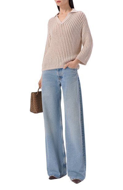 Поло изо льна и вискозы ANTONELLI FIRENZE, арт. 41770Q/40809, фото 2