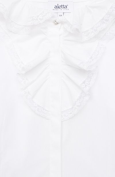 Хлопковая блузка ALETTA, арт. AC000493ML/4A-8A, фото 3