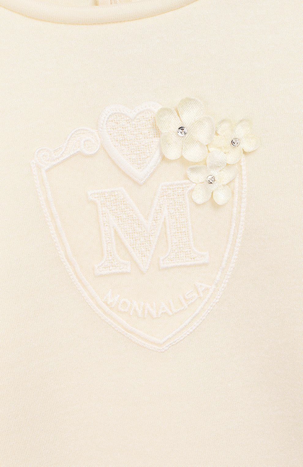 Свитшот MONNALISA серого цвета по цене 14040 руб., арт. 114639AB, фото 3 Свитшот MONNALISA, арт. 114639AB, фото 3