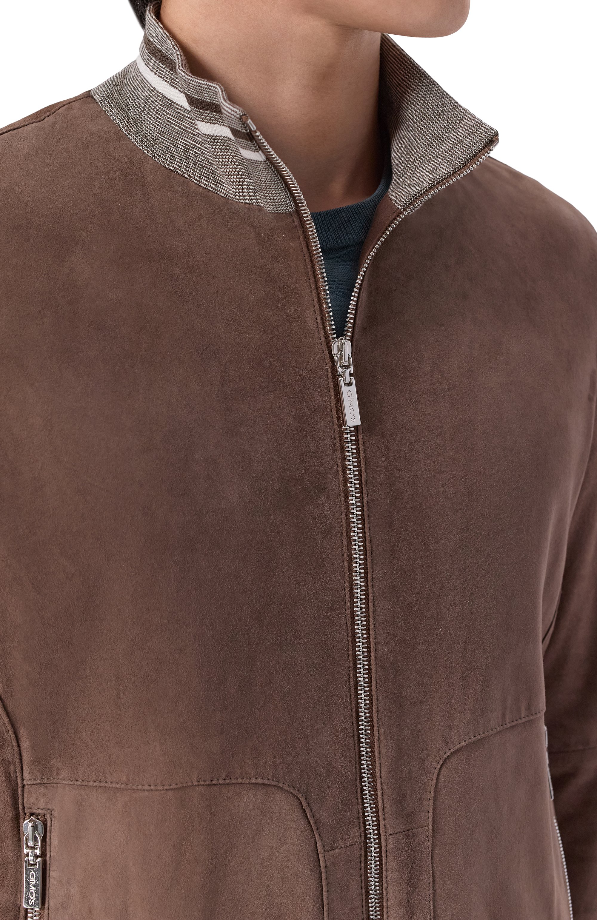 Замшевый бомбер GIMO'S, арт. 6S20.1.053.52/PA, фото 5