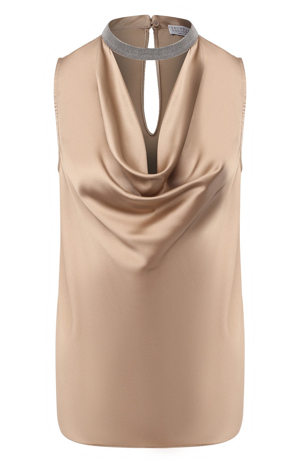 Шелковый топ BRUNELLO CUCINELLI, арт. M0C59DF300, фото 1