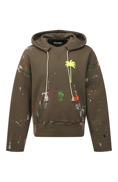 Хлопковое худи PALM ANGELS, арт. PMBB104S21FLE0025618, фото 1