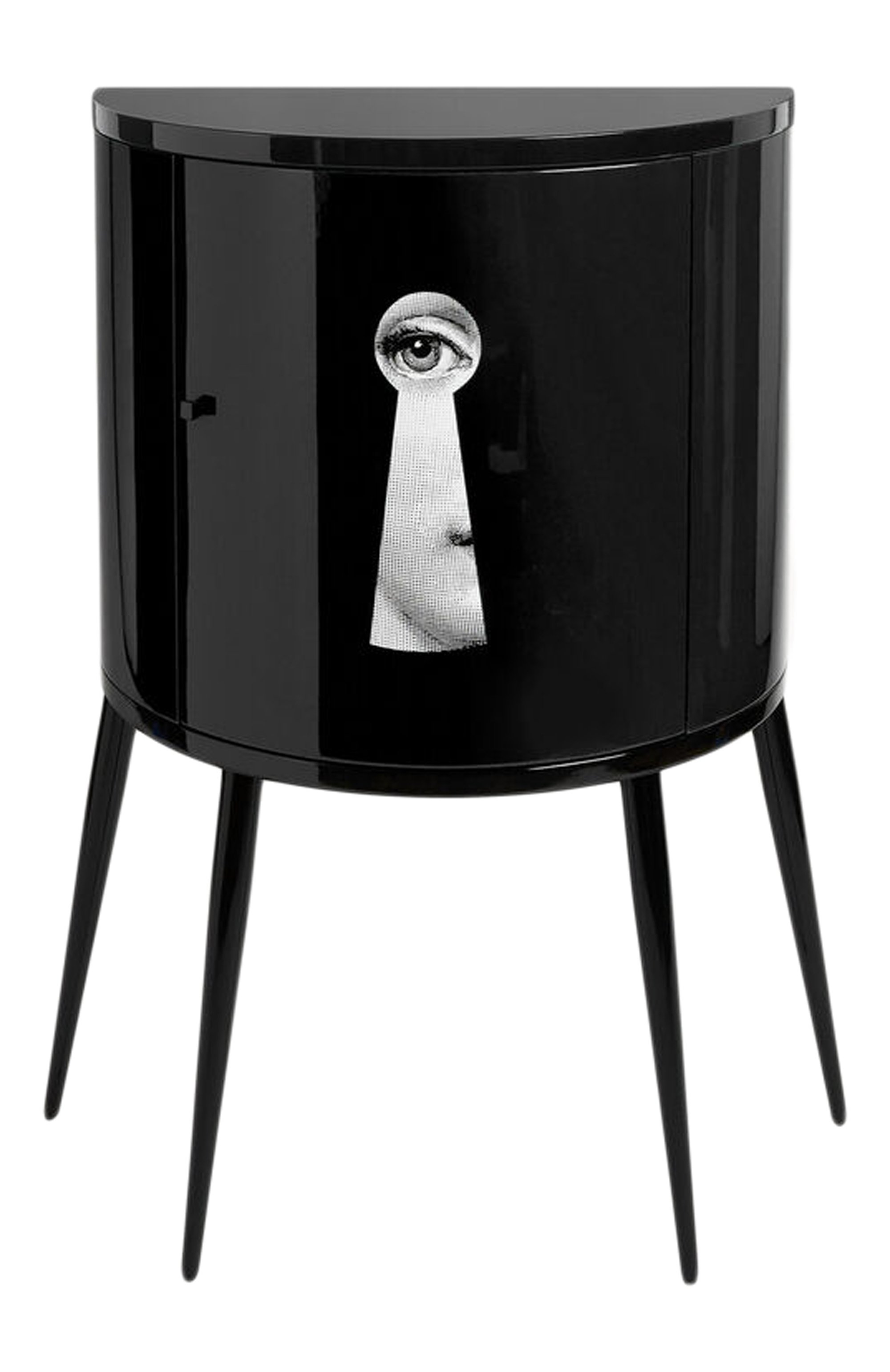 Консоль serratura FORNASETTI черного цвета по цене 1055000 руб., арт. M51X001, фото 1 Консоль serratura FORNASETTI, арт. M51X001, фото 1