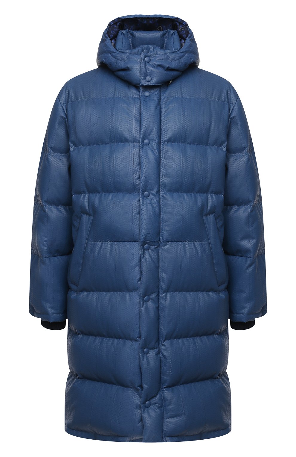 Кожаный пуховик ZILLI SPORT, арт. MAU-YD003-SDB00/0001, фото 1