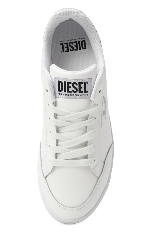 Кожаные кеды S-D-Leo Diesel Y03908/P7626 Белый  Y03908/P7626 Фото 6