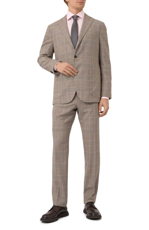 Хлопковая сорочка Corneliani 25P100-2511620 Розовый  25P100-2511620 Фото 2