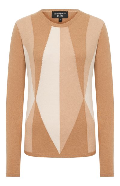 Женский пуловер из шерсти и кашемира EMPORIO ARMANI, арт. EW002610/AF21387/FB002