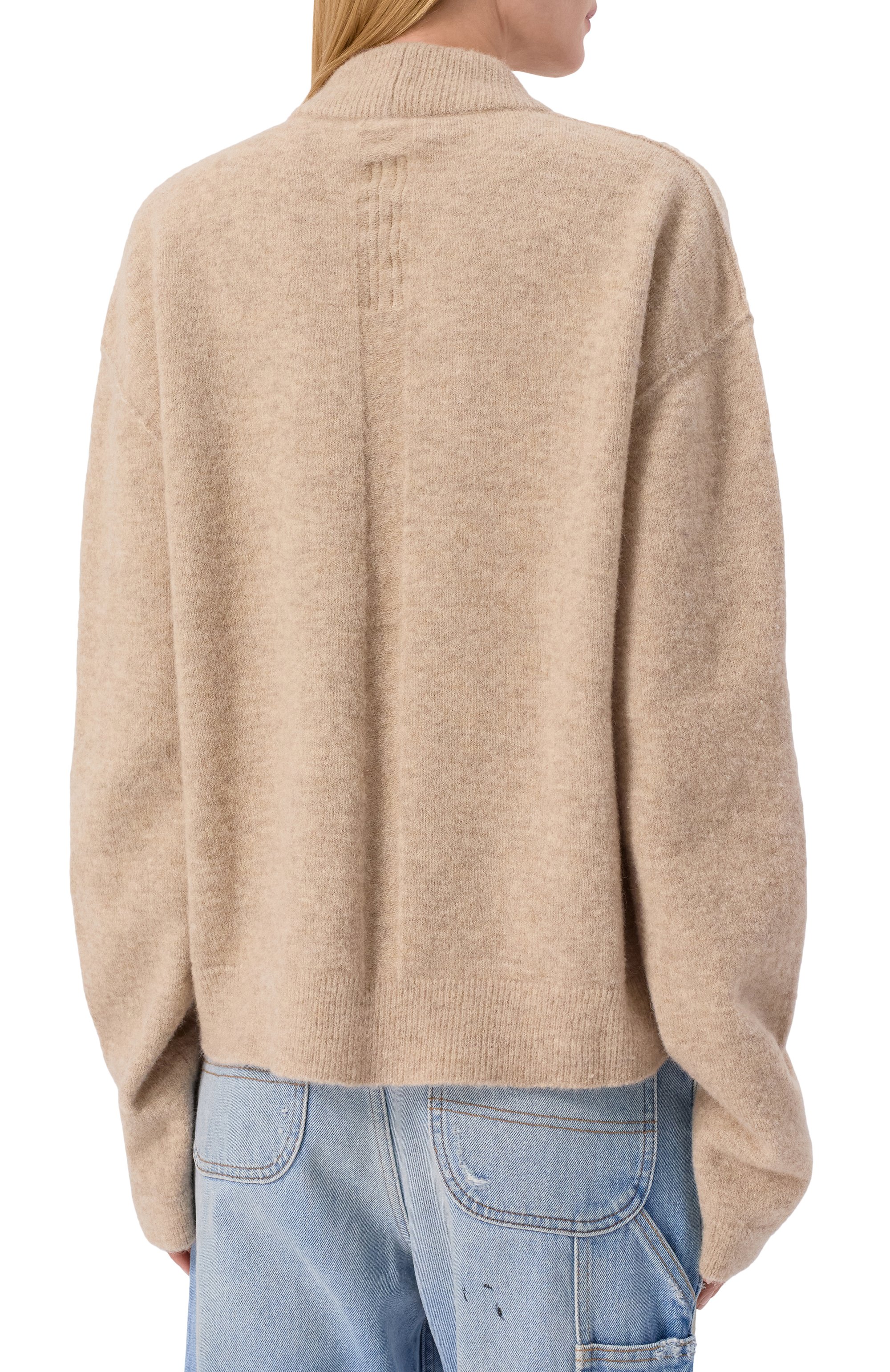 Шерстяной свитер RICK OWENS, арт. RP02E4655/KWP, фото 4