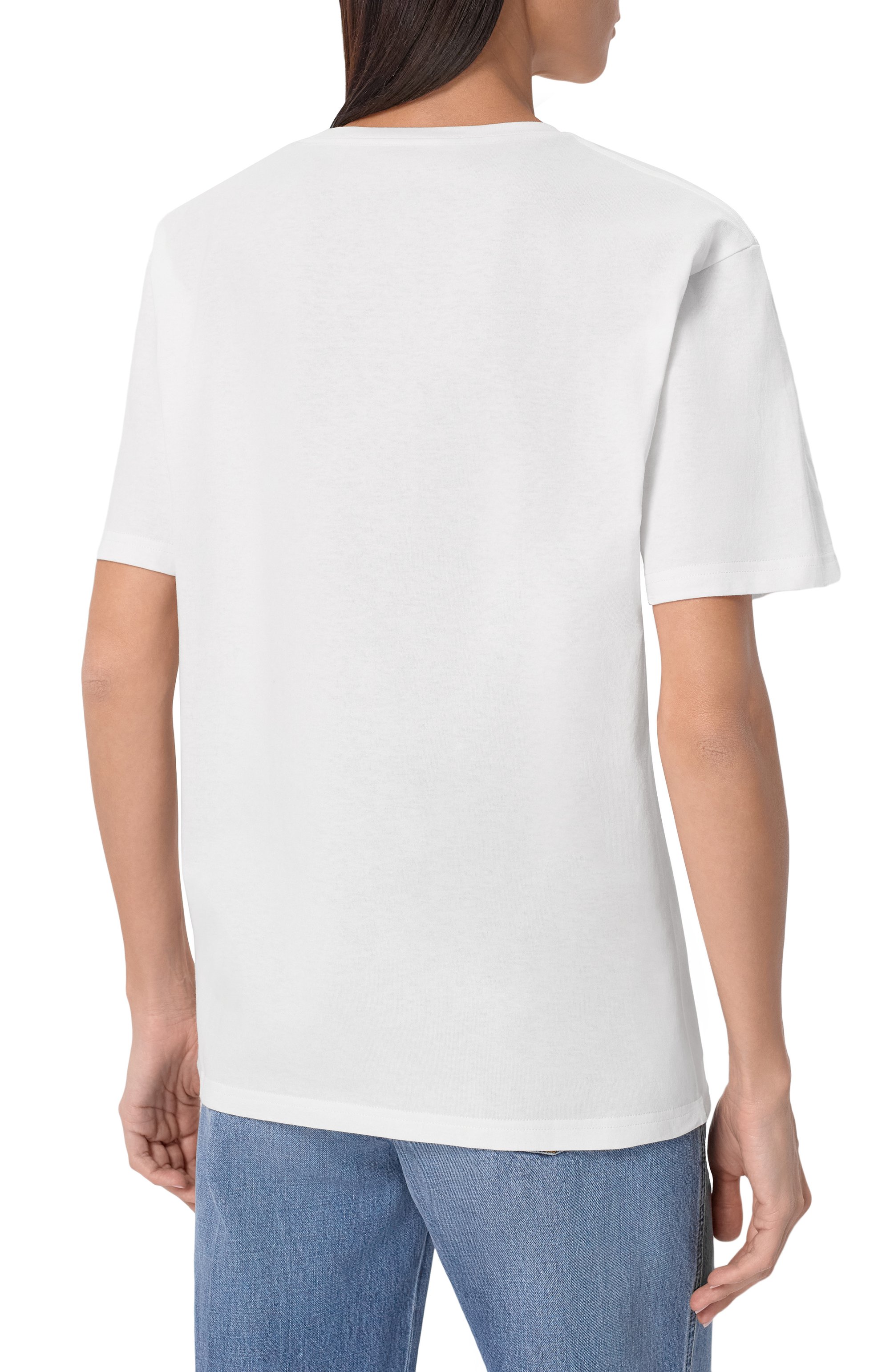 Хлопковая футболка VALENTINO, арт. 6B3MG24H95W, фото 4