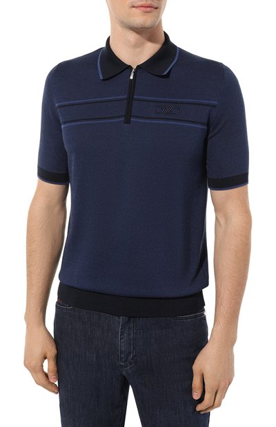 Поло из хлопка и шелка ZILLI, арт. MBZ-PZ032-TW0T1/MC01, фото 3