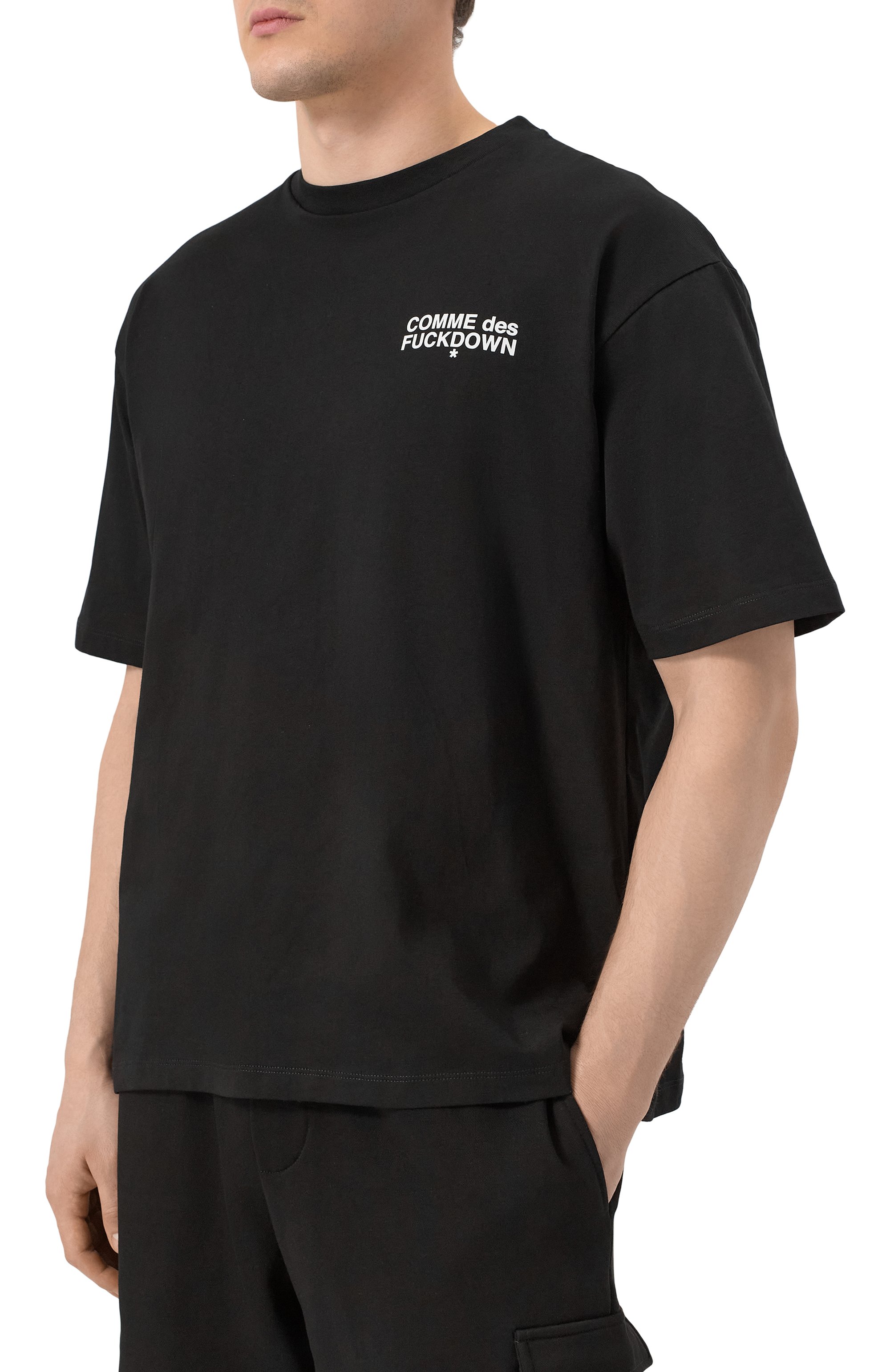 Хлопковая футболка COMME DES FUCKDOWN, арт. CFABM01509, фото 3