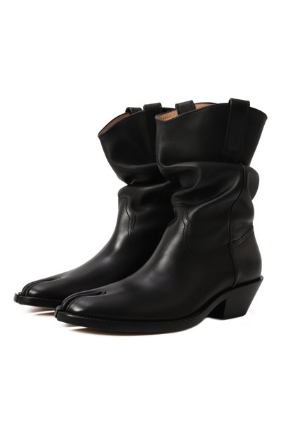 Кожаные казаки tabi MAISON MARGIELA, арт. S39WW0068/P3292, фото 1