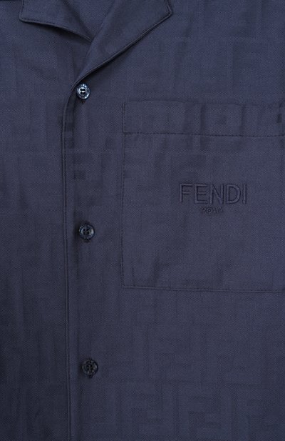 Хлопковая рубашка FENDI, арт. JMC202/AS64/8A-12+, фото 3