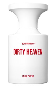 Парфюмерная вода dirty heaven (50ml) BORNTOSTANDOUT бесцветного цвета, арт. BTSODH | Фото 1 (Региональные ограничения белый список (Axapta Mercury): Не проставлено; Нос: Не проставлено; Тип аромата: Цветочный; Тип продукта - парфюмерия: Парфюмерная вода; Ограничения доставки: flammable)