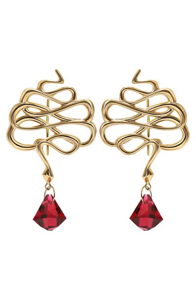 Женские серьги serpentes DZHANELLI, арт. 00618